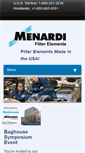 Mobile Screenshot of menardifilters.com